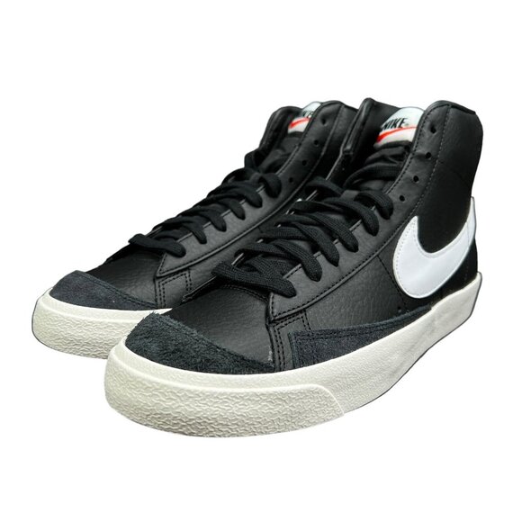 Nike Blazer Mid '77 Vintage Black White Sail Shoes BQ6806-002 Men's Size 10.5 - Picture 6 of 9